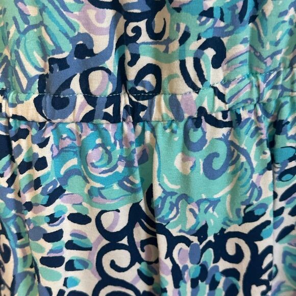 Lilly Pulitzer light Aqua Spritz Alessa romper - Picture 6 of 9